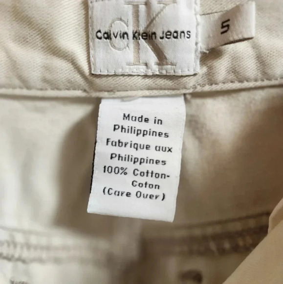 Calvin Klein Tapered Fit Utility Straight Leg Jeans - Picture 6 of 8